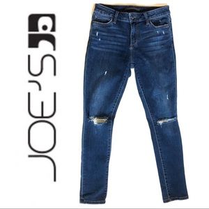 JOE'S Distressed Skinny Stretch Jeans 27